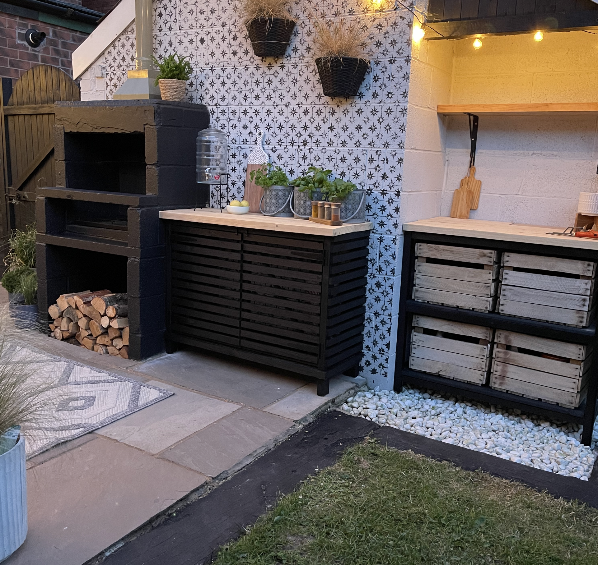 DIY Outdoor Kitchen Space