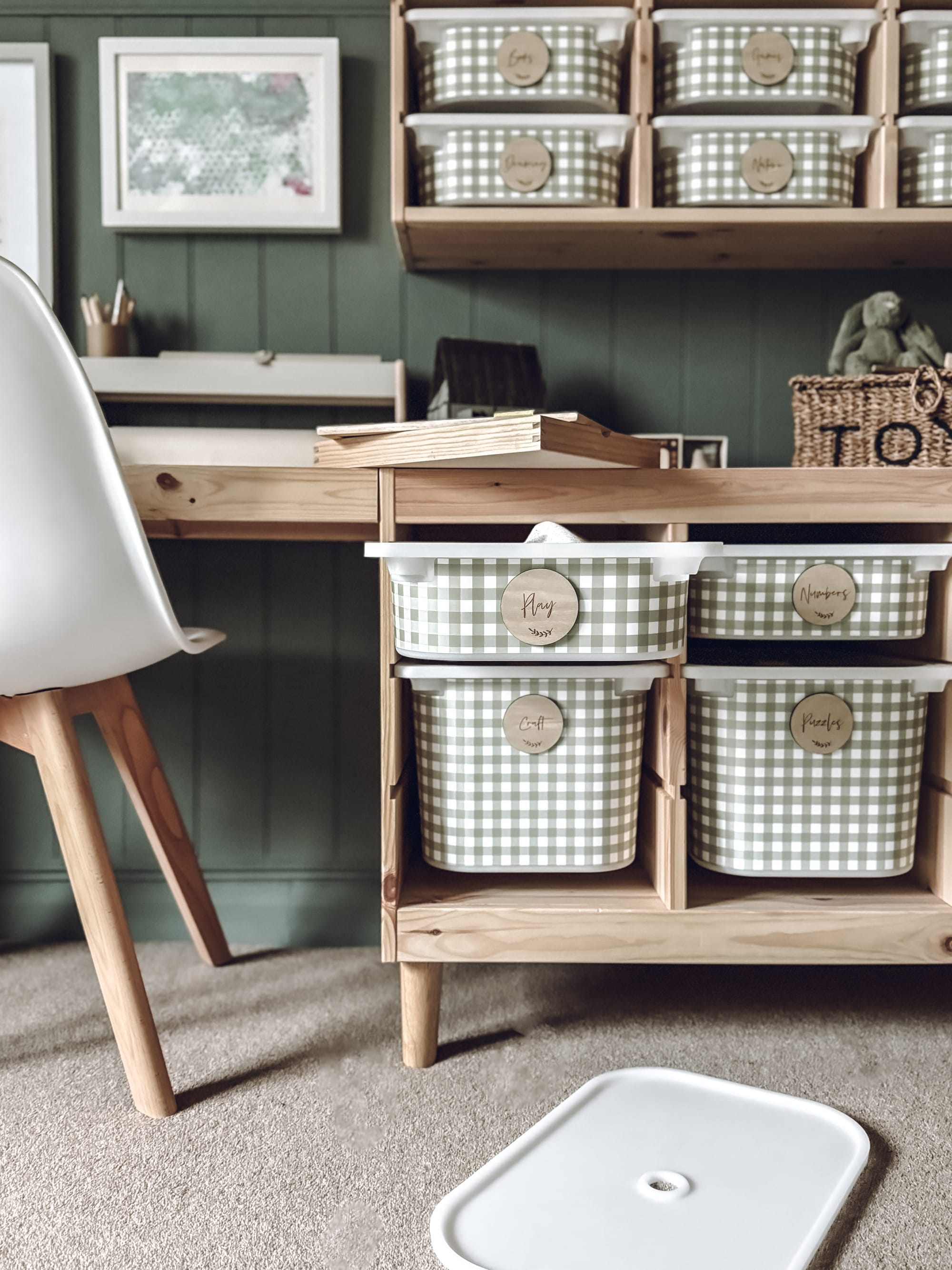 How To Create A Child's Desk Using Ikea Trofast