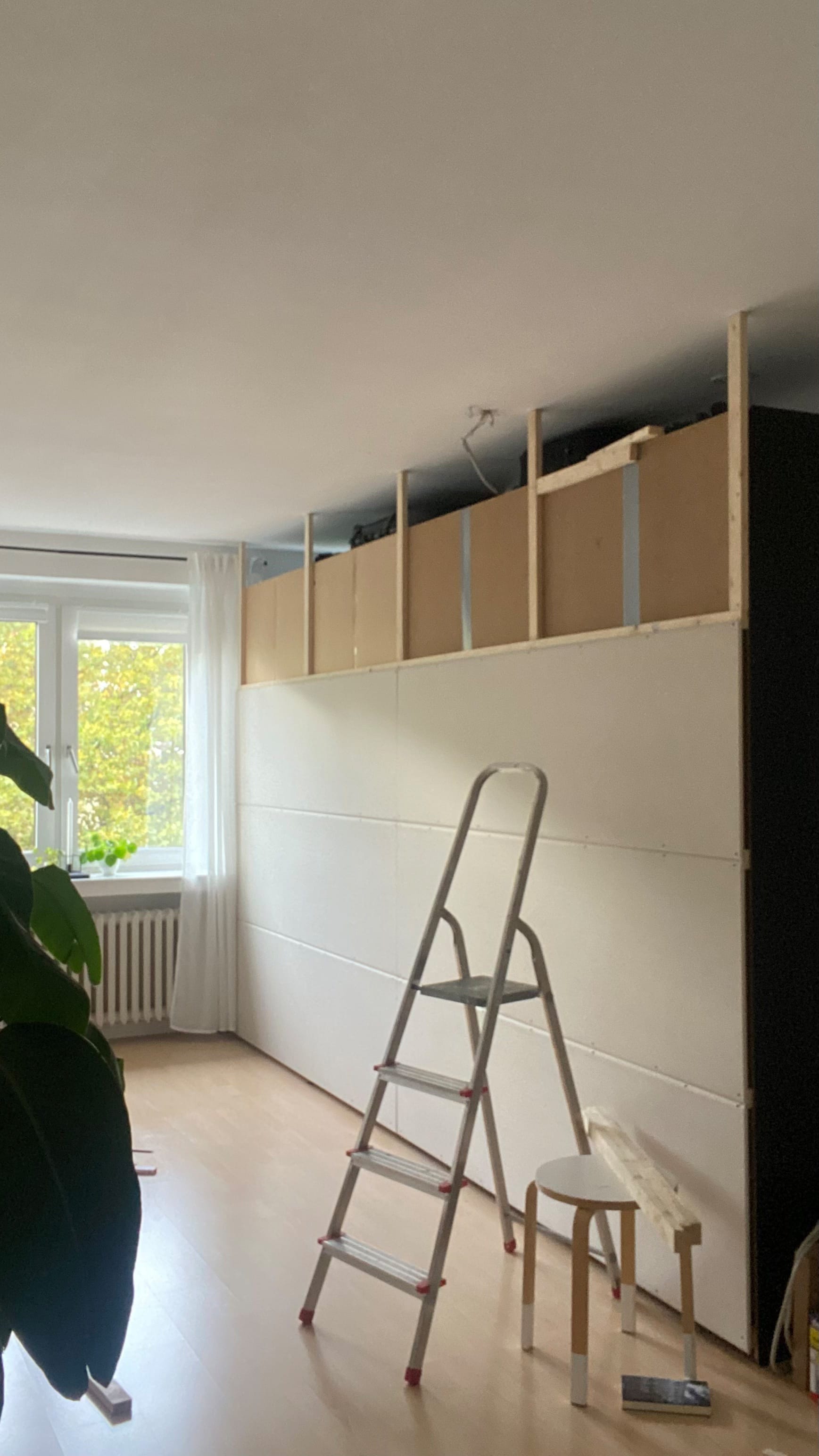 How to create a Custom Built-In Closet and Home office using Ikea Pax