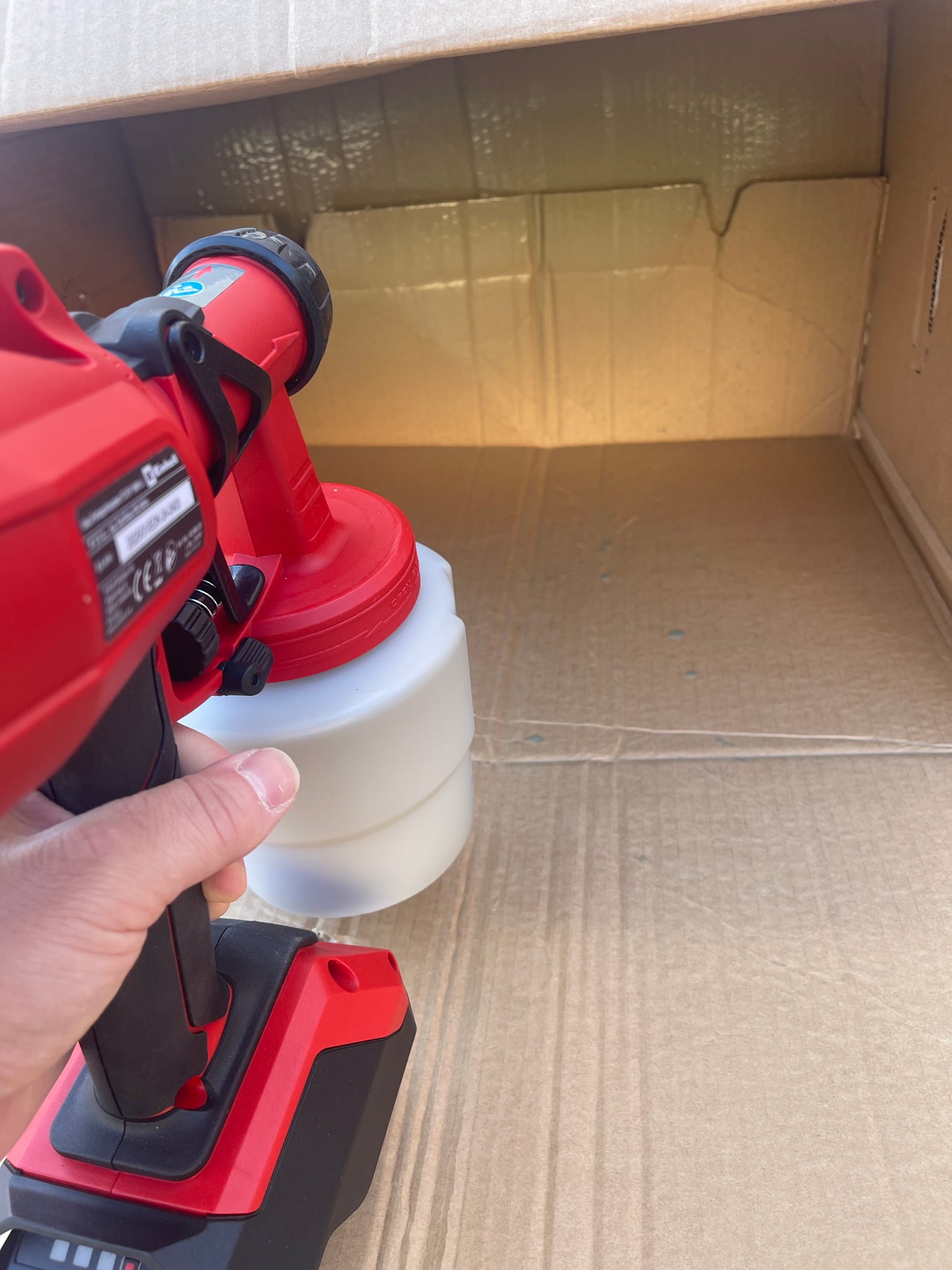 DIY TV Stand Makeover: How to Use a Cordless Paint Sprayer