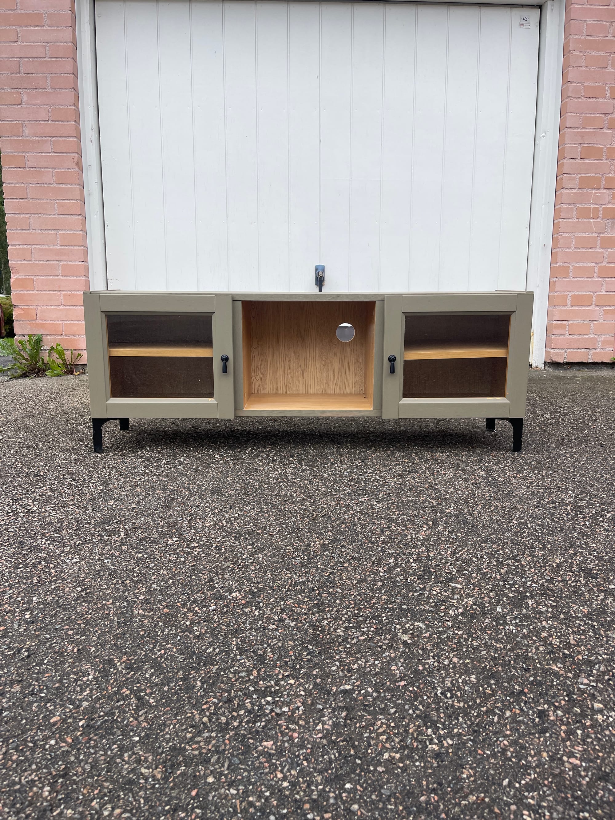 DIY TV Stand Makeover: How to Use a Cordless Paint Sprayer