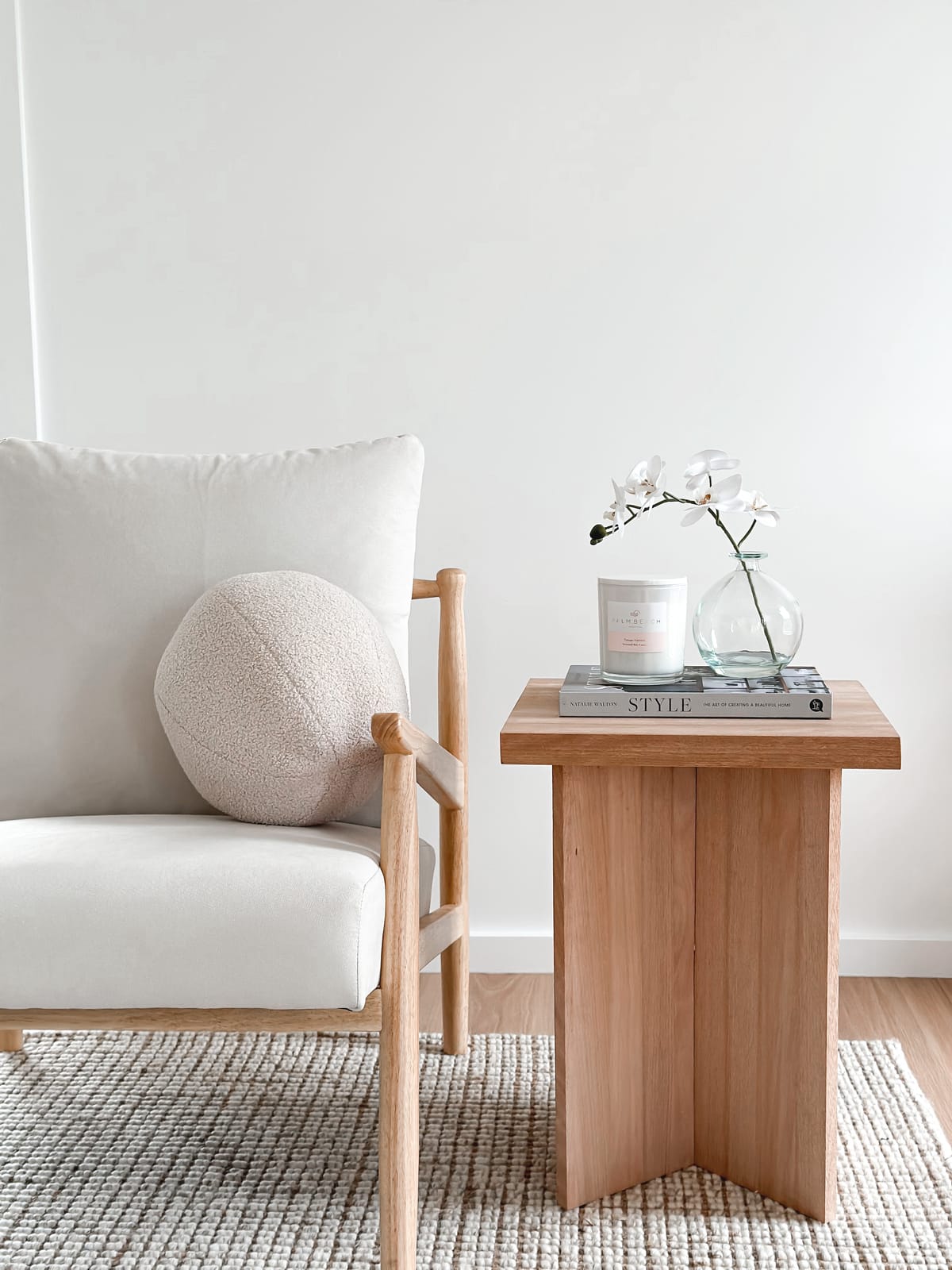 DIY Timber Side Table
