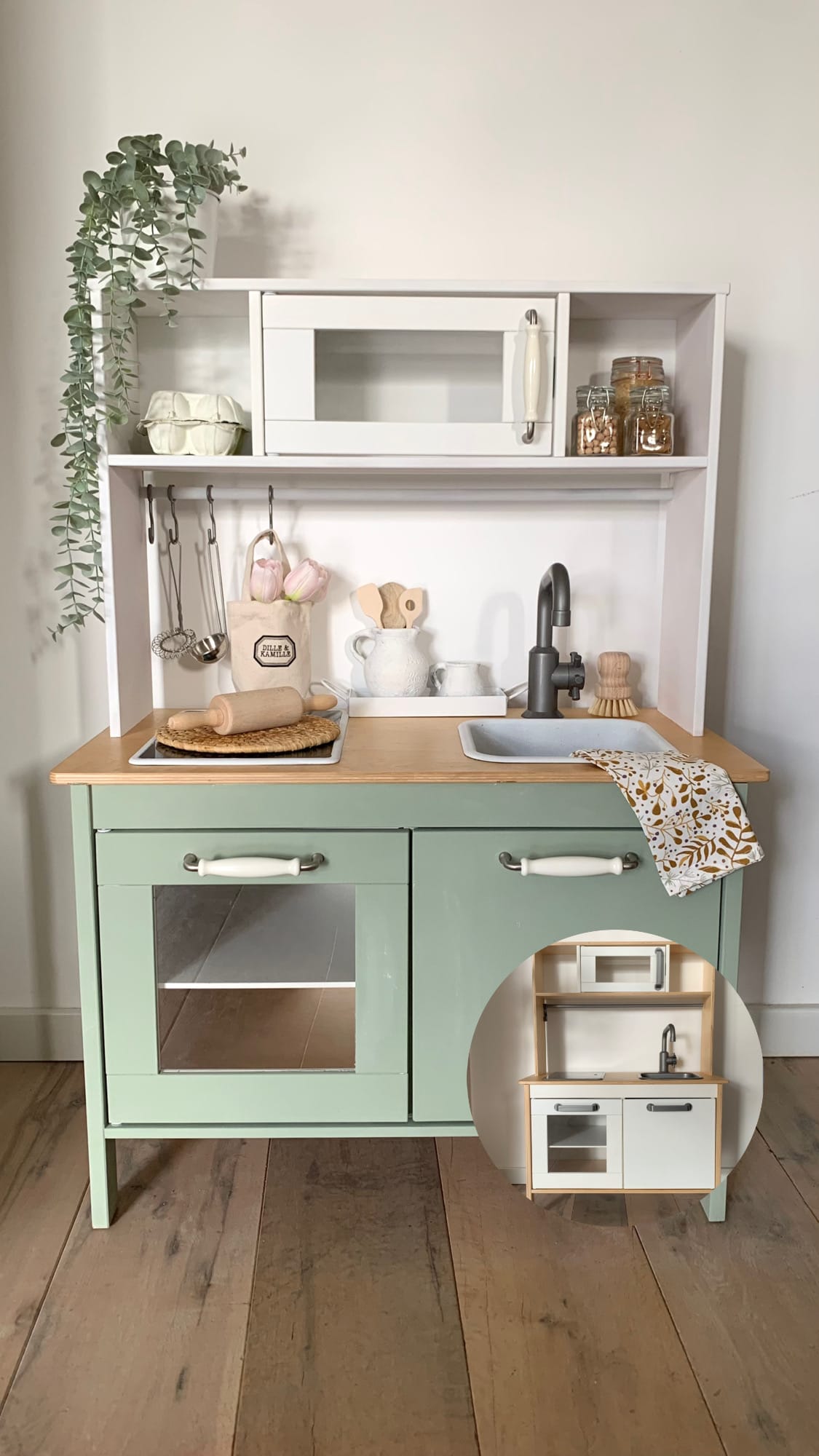 IKEA Duktig makeover ⎮ French-inspired mini kitchen