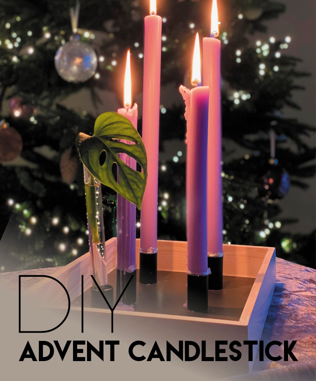 DIY Advent Candlestick
