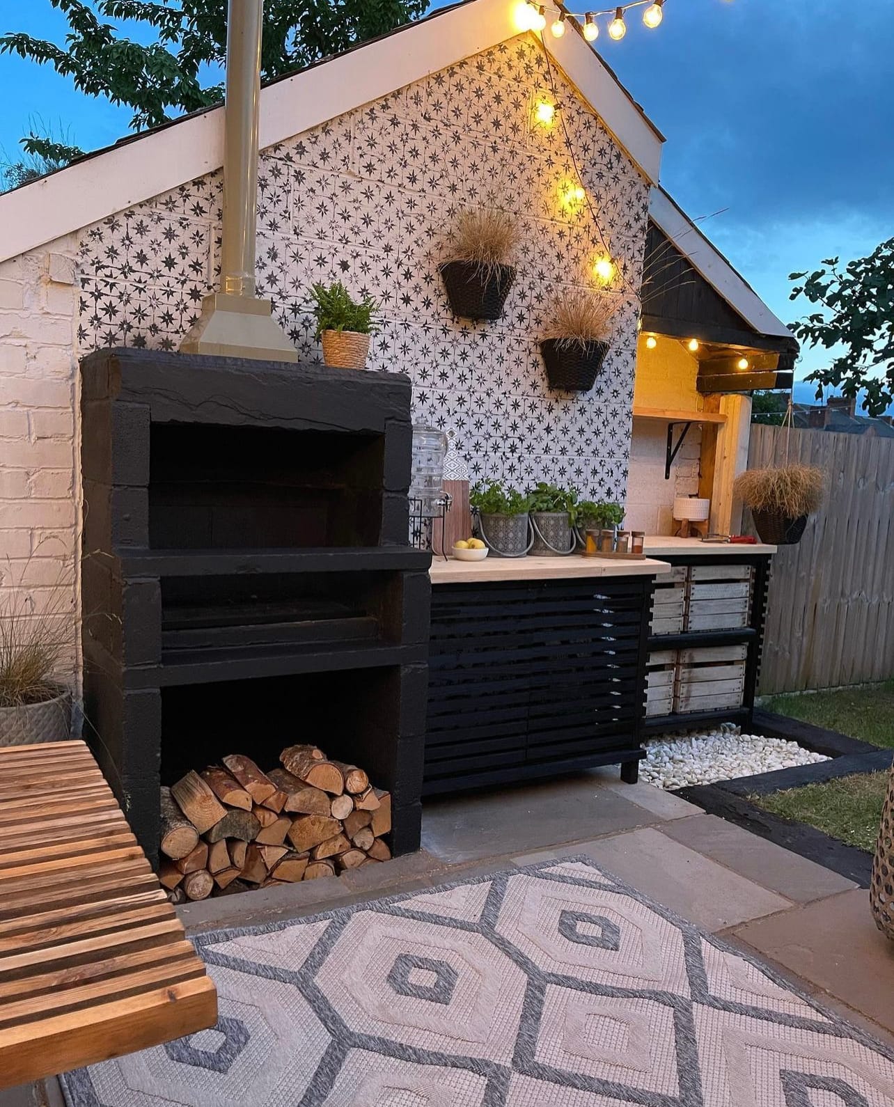 DIY Outdoor Kitchen Space