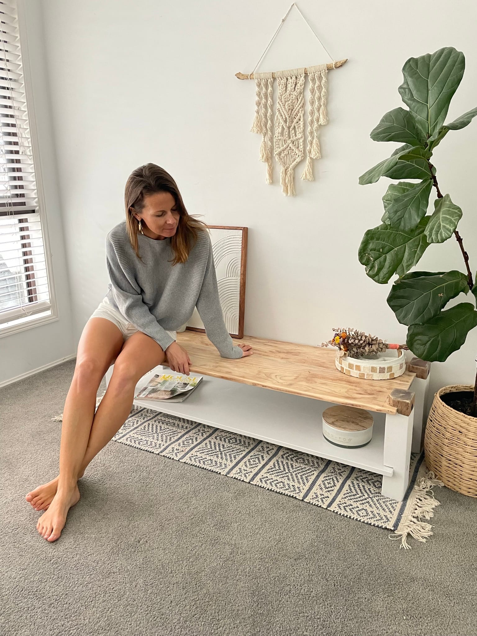 How to Distress Timber for a Rustic Farmhouse finish.