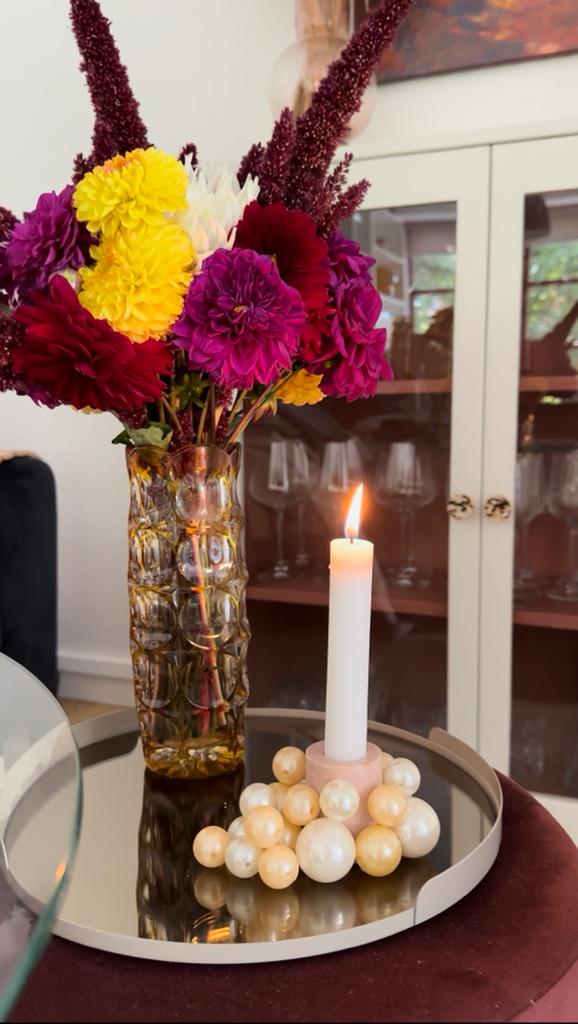 How to DIY Your Own Beaded Candle Holder