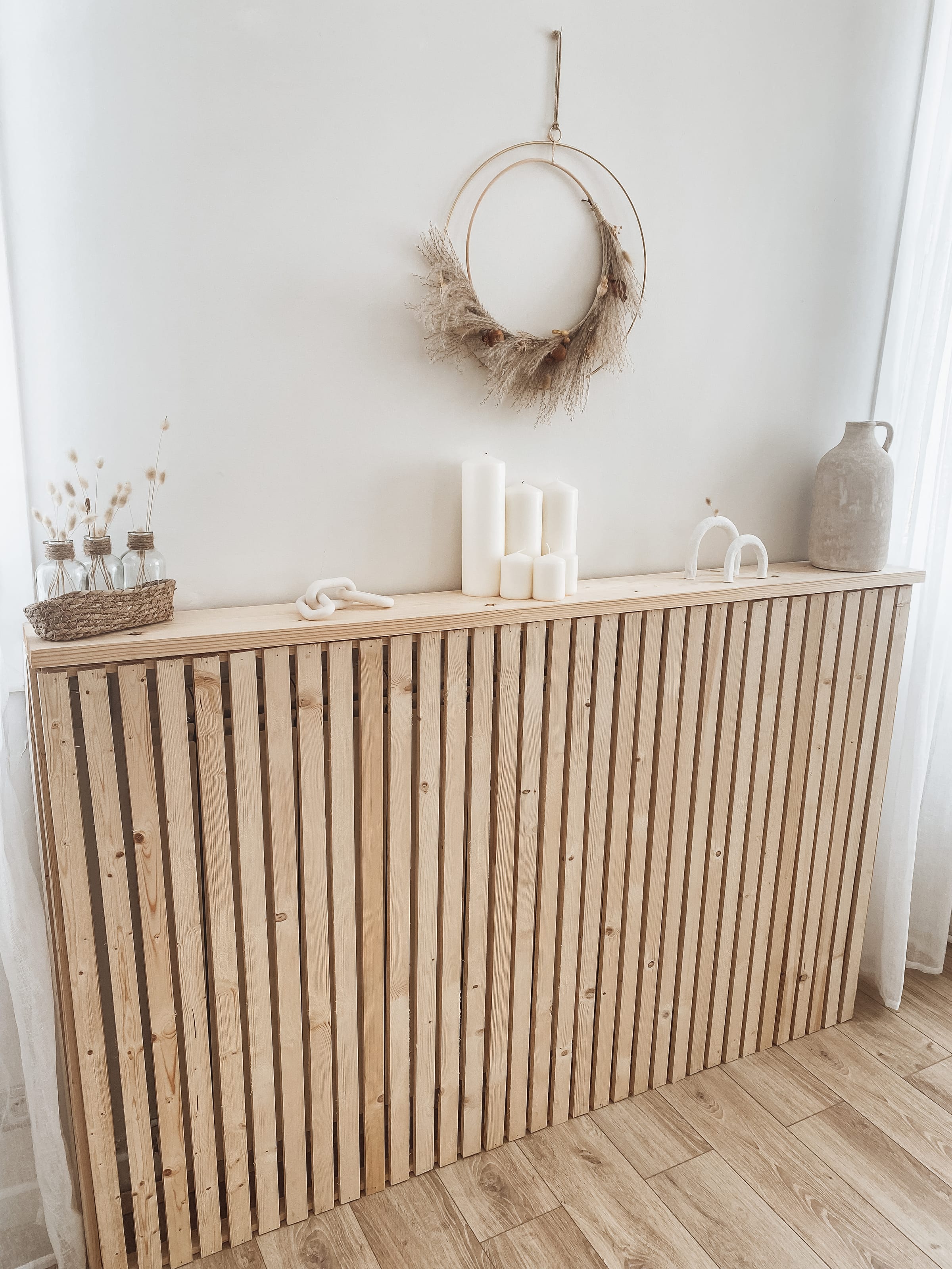 DIY Wooden Radiator Cover